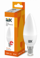 Лампа светодиодная IEK Е14 3000К 5 Вт