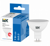 Лампа светодиодная IEK GU5.3 6500К 9 Вт